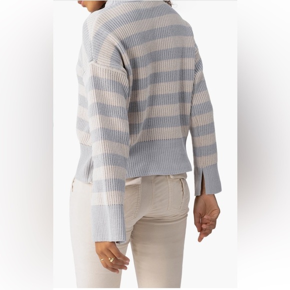 Sanctuary Chilly Out Chenille Sweater in Toasted Almond/ Heather Grey Medium NWT - Picture 2 of 8